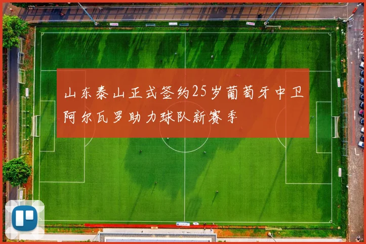 山东泰山正式签约25岁葡萄牙中卫阿尔瓦罗助力球队新赛季